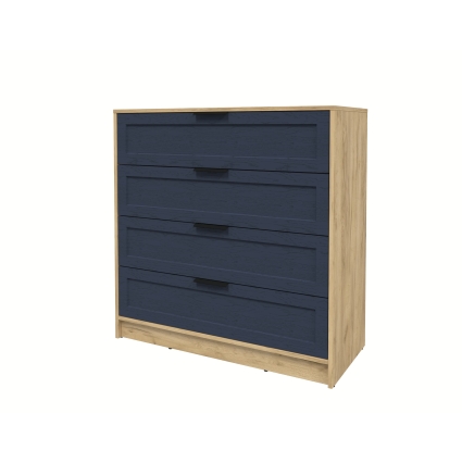 Kомод Тренд КТ-К100 (Дуб золотой ЛДСП/ Дуб королевский ЛМДФ) Ш1000 В1020 Г451